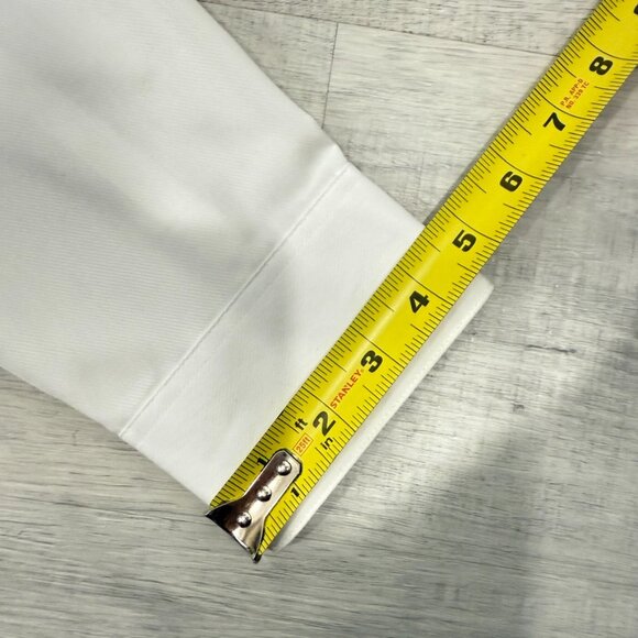 Calvin Klein Extreme Slim Fit White Tailored Button-Up Shirt Size 17.5 - Picture 15 of 17